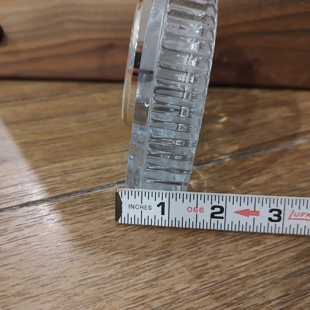 Vintage Staiger Mantle Clock Cut Crystal Germany Parts‎ Only